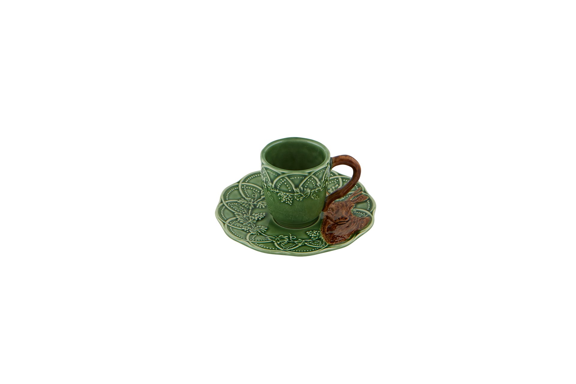 Coffee Cup & Saucer Deer